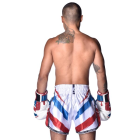 Шорти - 8 WEAPONS Muay Thai Shorts - Shift - White/Navy/Red